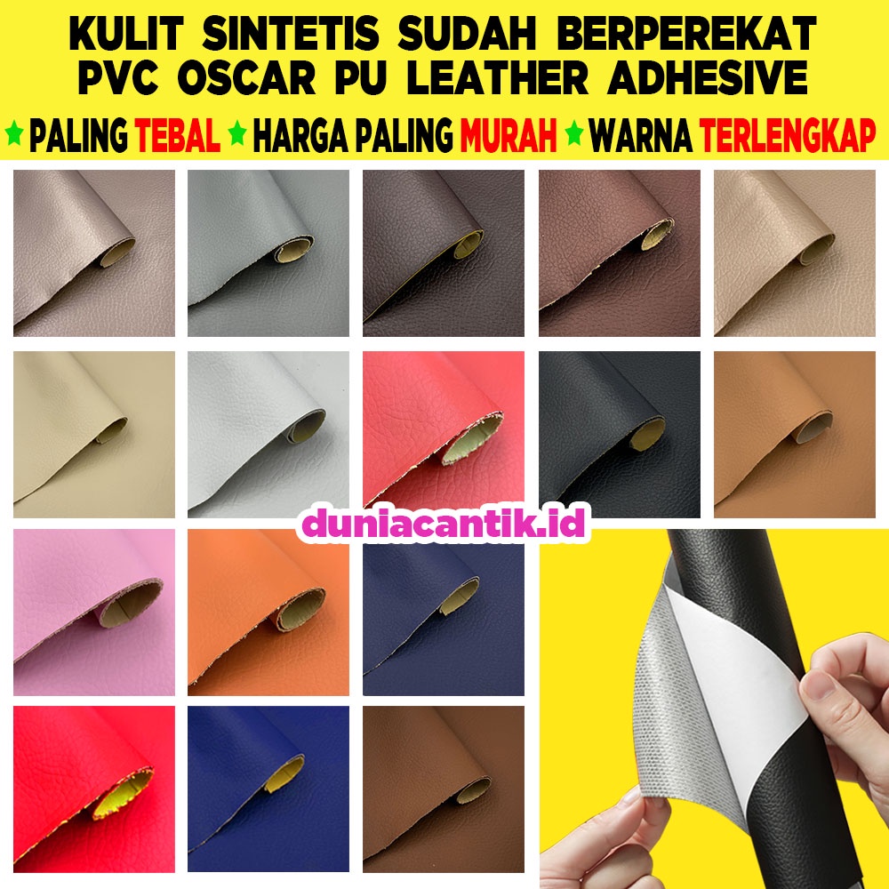 Sticker Stiker Perbaikan Kulit Yang Rusak Kulit Sofa Jok Motor Mobil Berperekat Ada Lem Terbuat dari