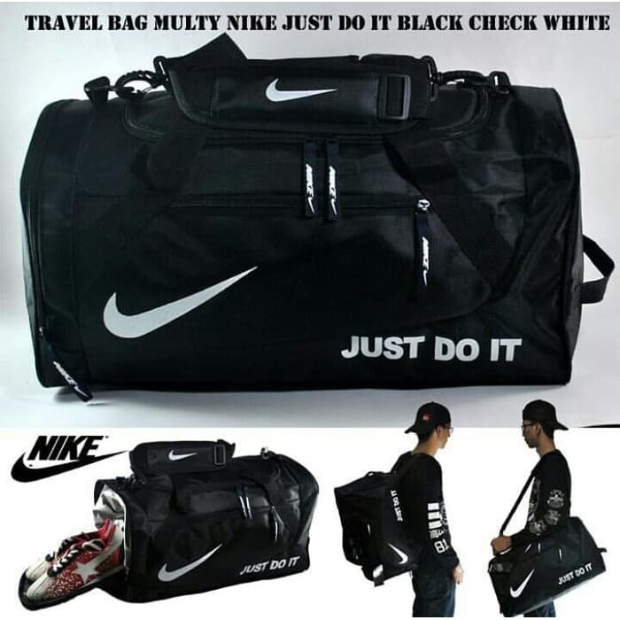 TAS GYM / TAS OLAHRAGA / TRAVELBAG NIKE MULTIFUNGSI - venom grey