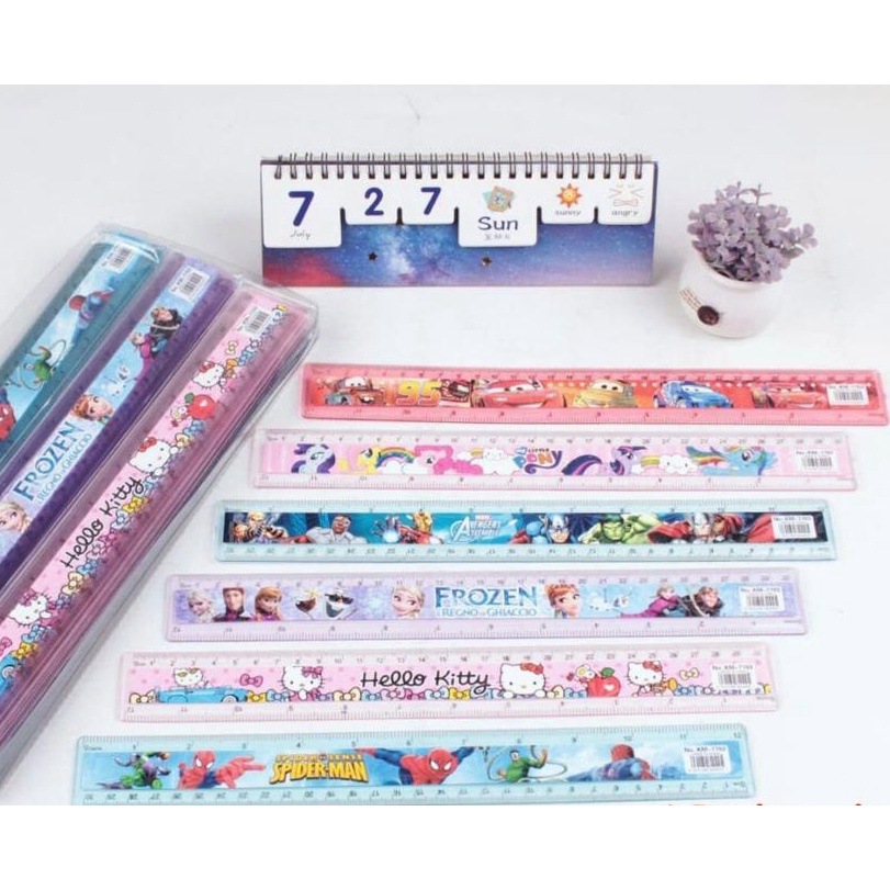 

Penggaris 30 cm karakter / Garisan 30 cm / ruler 30 cm karkater / mistar 30 cm