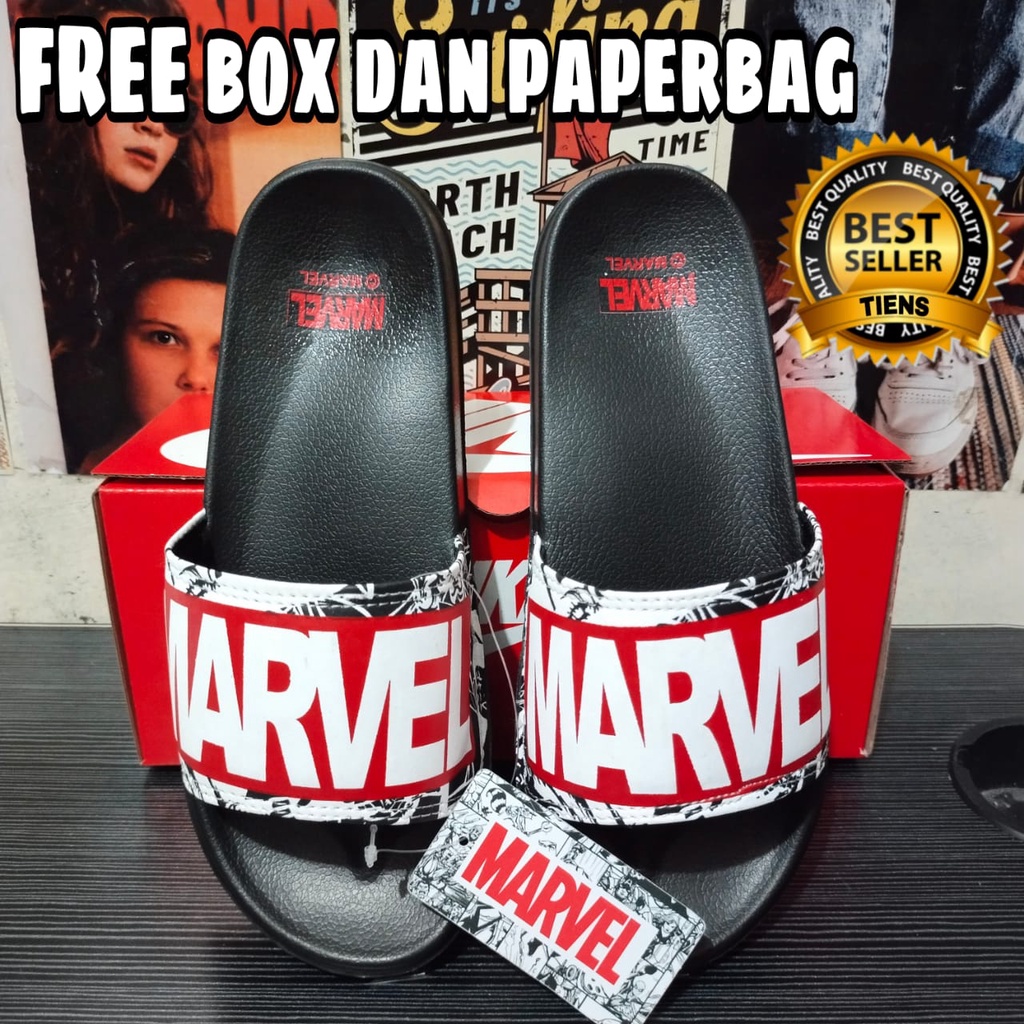 SANDAL MARVEL MERAH VANS ORIGINAL SENDAL SLIDE MURAH SANDAL KEREN WANITA PRIA TERMURAH IMPORT SANDAL EMPUK SANDAL MERAH SANDAL PALING MURAH