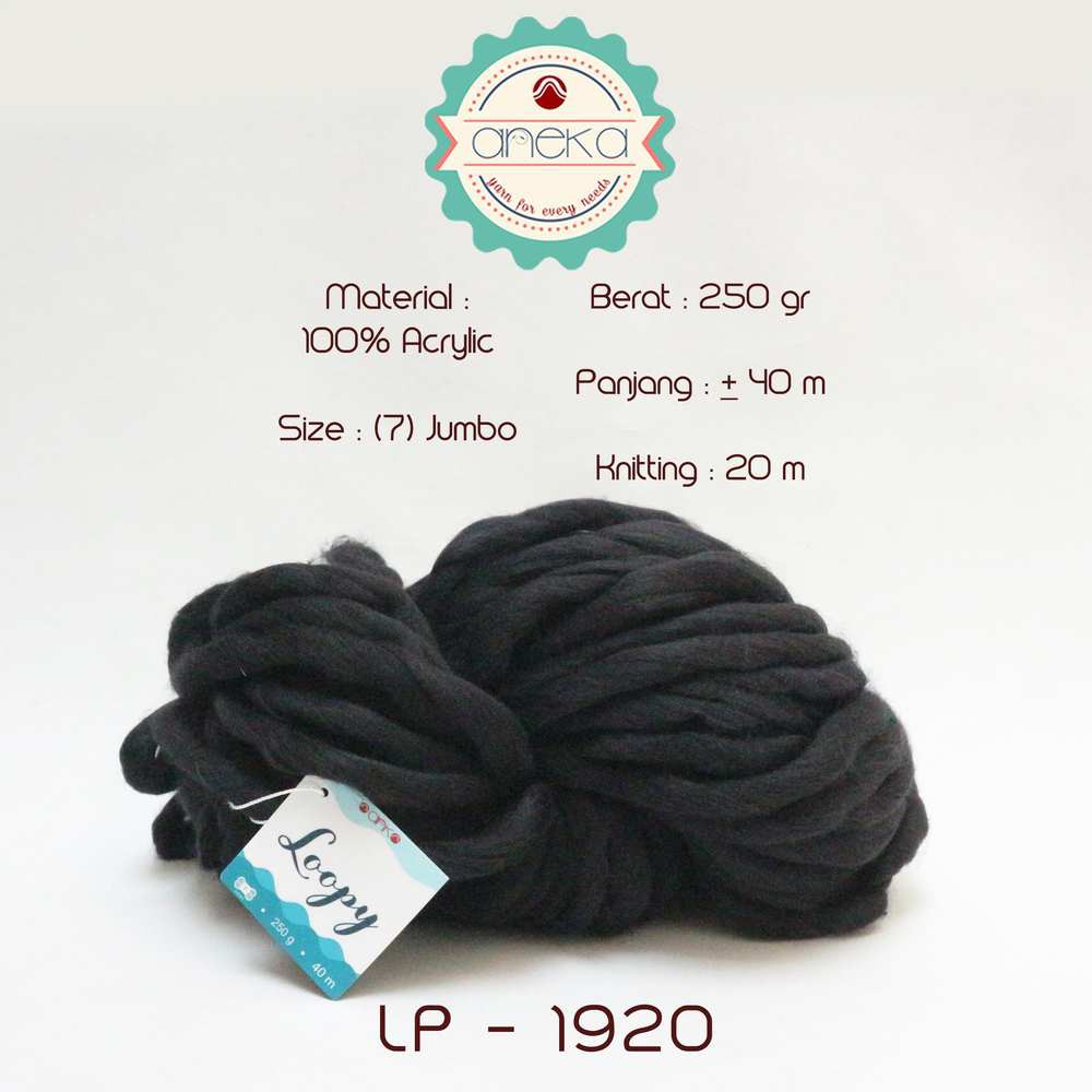 Benang Wol / Wool Ekstra Tebal - LOOPY YARN - 1920