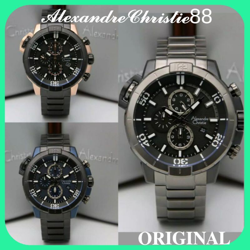 Jam Tangan Pria Alexandre Christie 6554 AC6554 AC 6554 | Original