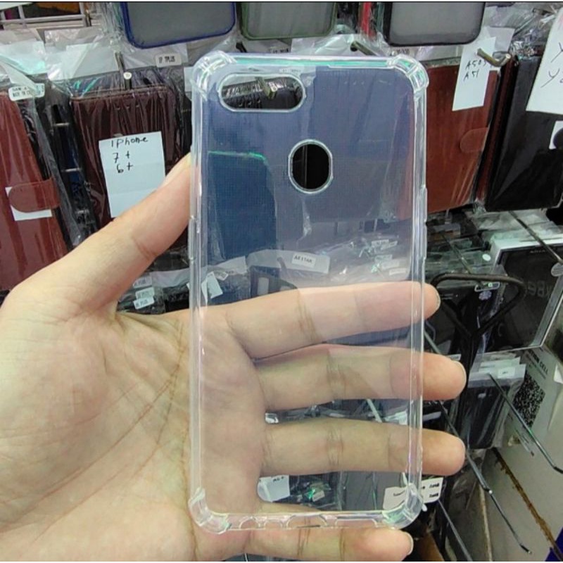 Oppo F9 A7 A5s A12 A11k soft case silikon silicone anti crack shock