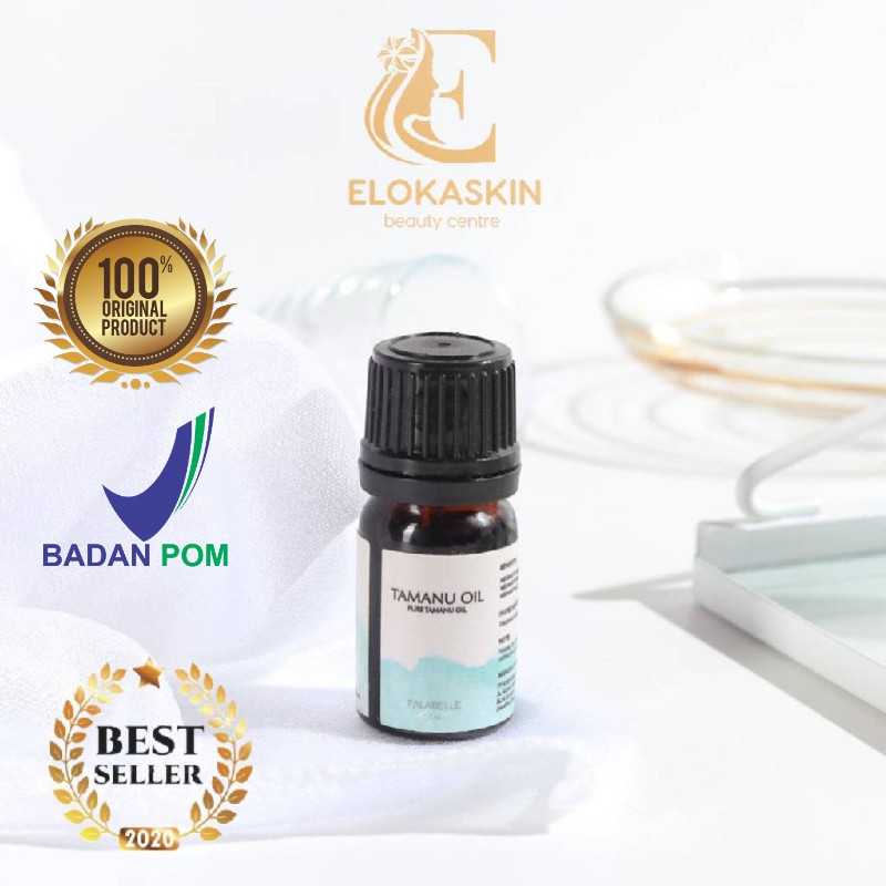 ELOKASKIN - TAMANU OIL 5ML / TAMANU OIL 5ML ORIGINAL / TAMANU OIL SERUM BOPENG / TAMANU OIL JERAWAT