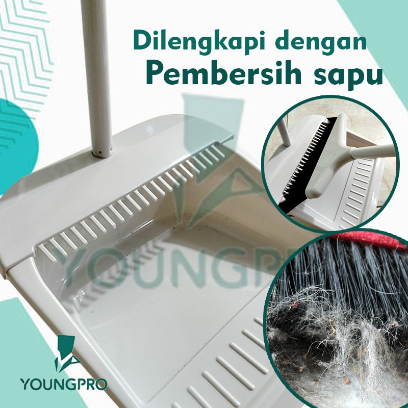 YP ALAT PEL LANTAI SPIN MOP STAINLESS STEEL ANTI KARAT YMM-01 / YP ALAT PEL LANTAI PRAKTIS MICROFIBER MOP SCM-01 / SAPU DAN PENGKI SET ALAT KEBERSIHAN PLASTIC BROOM WITH DUSTPAN YBS-01