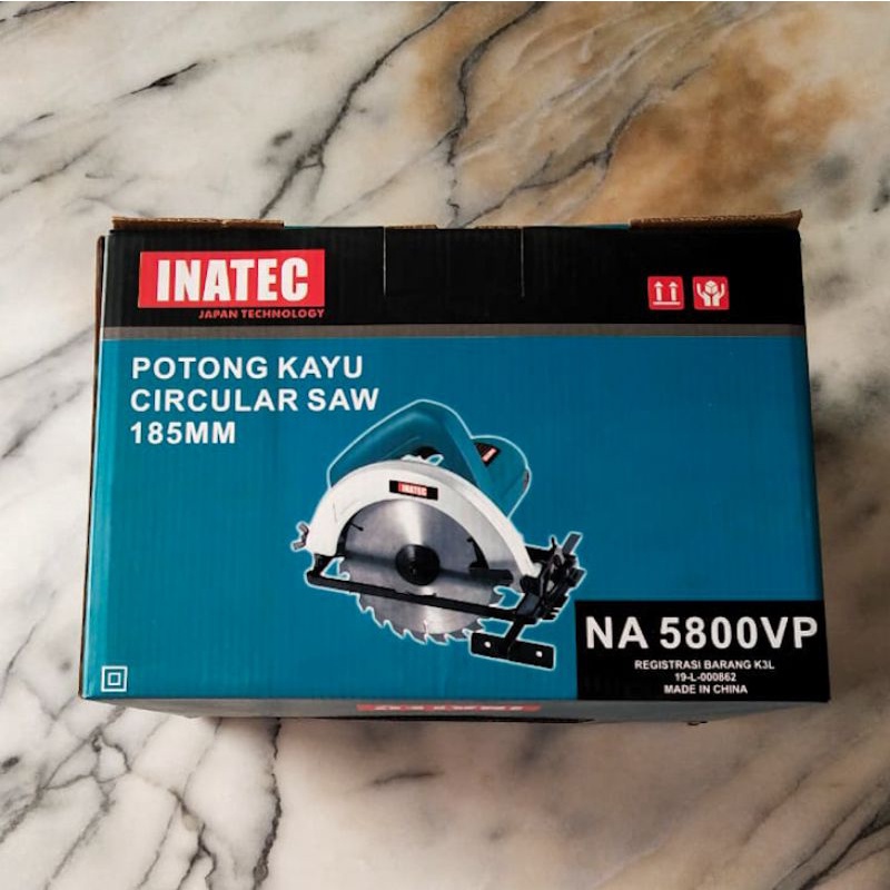 Mesin Potong Kayu INATEC NA 5800VP (CIRCULAR SAW 185 MM_7 1/4")