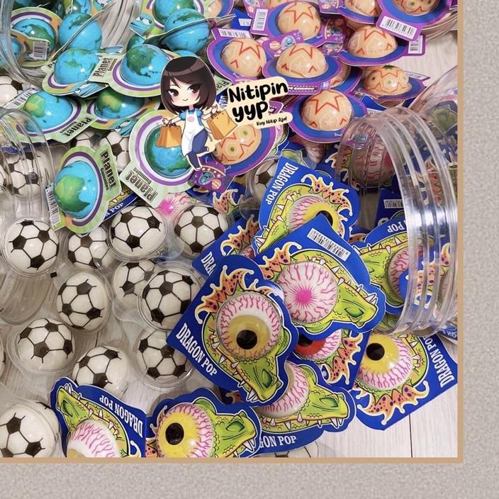 

FI69 ♡ [HARGA 1 BIJI] Permen Korea TROLLI Jelly Gummy Viral - Trolli Planet Soccer Stella SCF Mata W
