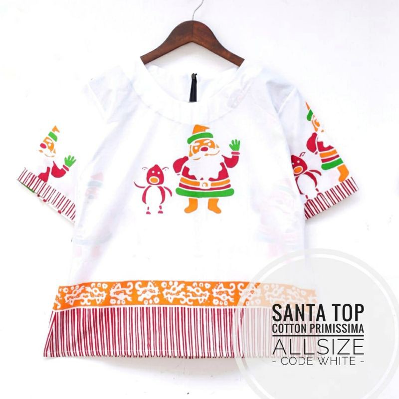 Santa Top / Blouse Christmas / Blouse Natal Vol.1