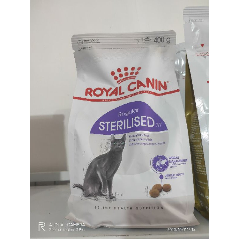 Royal Canin Sterillised makanan kucing 400g