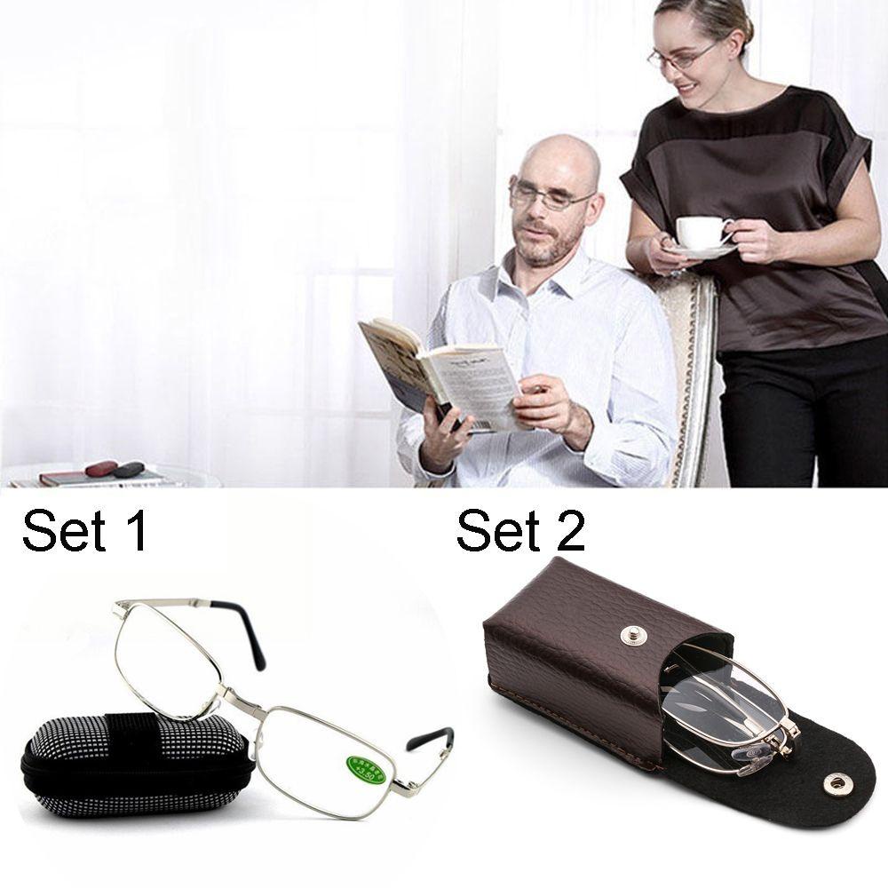 Populer Kacamata Unisex Bifocal Foldable Eyewear Vision Care