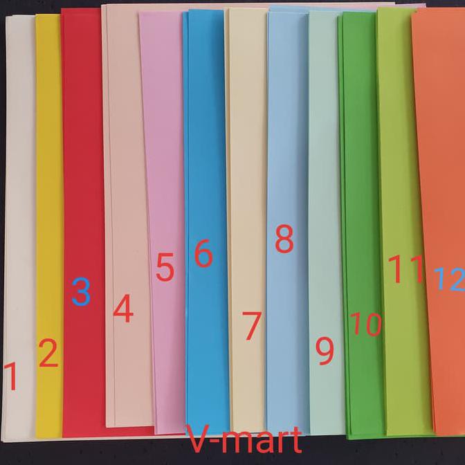 

Berkhasiat Sinar Dunia Color / Kertas Warna 80 Gms Isi 20 Lembar / Hvs Warna A4 Promo Kode 408