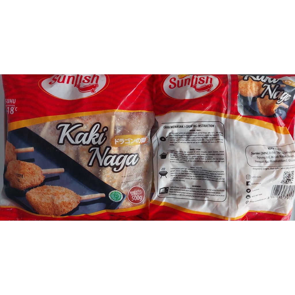 

SUNFISH OLAHAN IKAN KAKI NAGA 500g