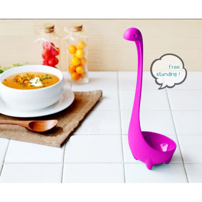 Sendok Kuah Sup Centong Dapur Sayur Unik Model Dinosaurus / Soup Spoon/ Sendok Karakter Dino Lucu-2