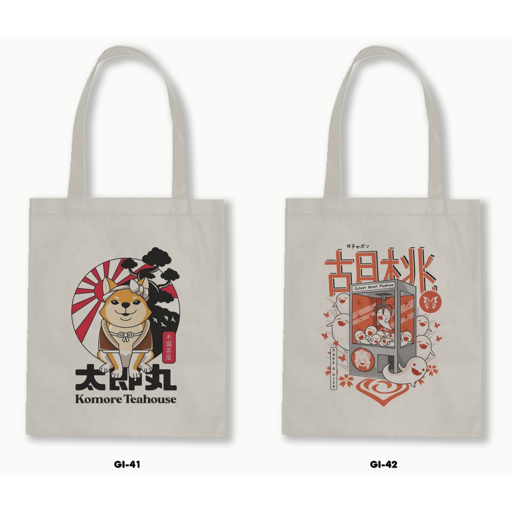 TOTE BAG BLACU - GHENSHIN IMPACT 4
