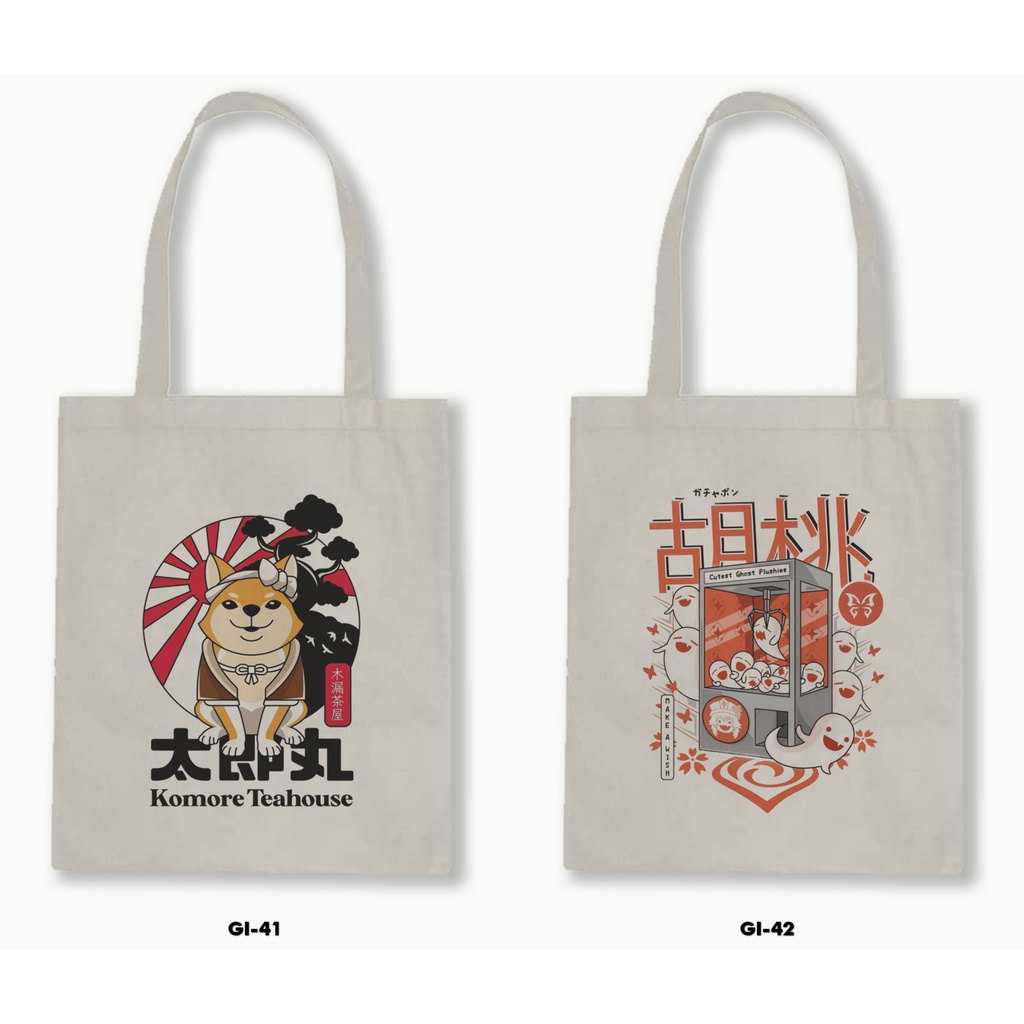 TOTE BAG BLACU - GHENSHIN IMPACT 4