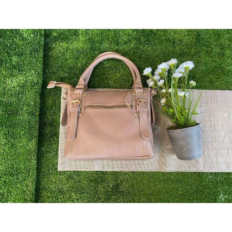 Tas Wanita Kulit Sapi Asli Motif jeruk