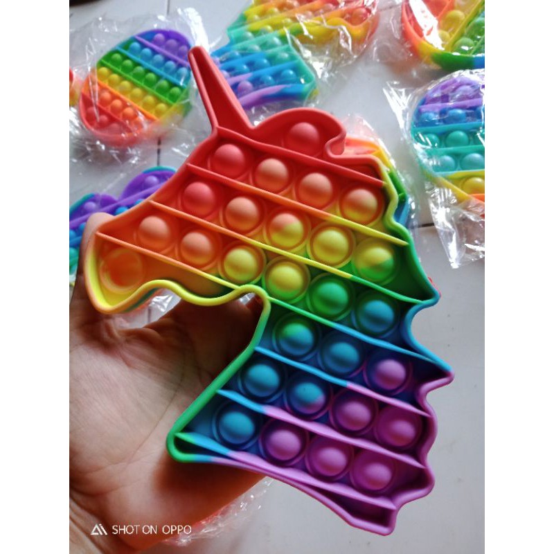 Pop It murah / Pop it besar / Pop it fidget / pop it tie dye / pop it rainbow-4