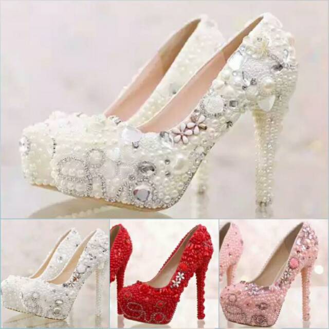 Bs 916 4warna 10 14cm Pump Heels Impor Heels Pesta Sepatu Wedding