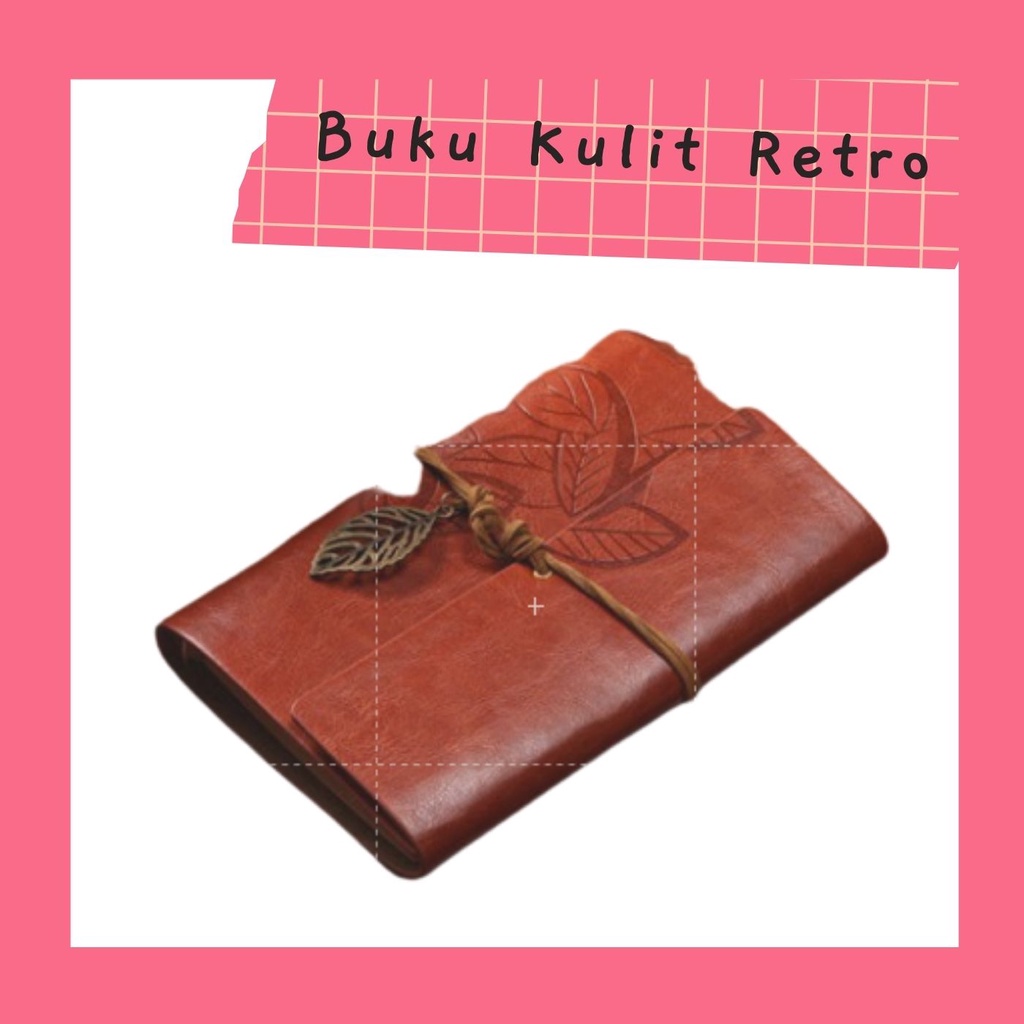 

Gratis ongkir - cod - Buku Catatan Kulit Retro A6 - Brown