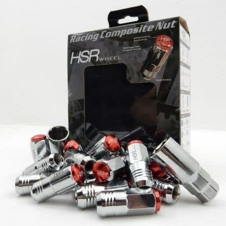 Baut Roda/Mur Roda HSR Lugnut Racing Drat 1,25 - Red Ignis March Karimun