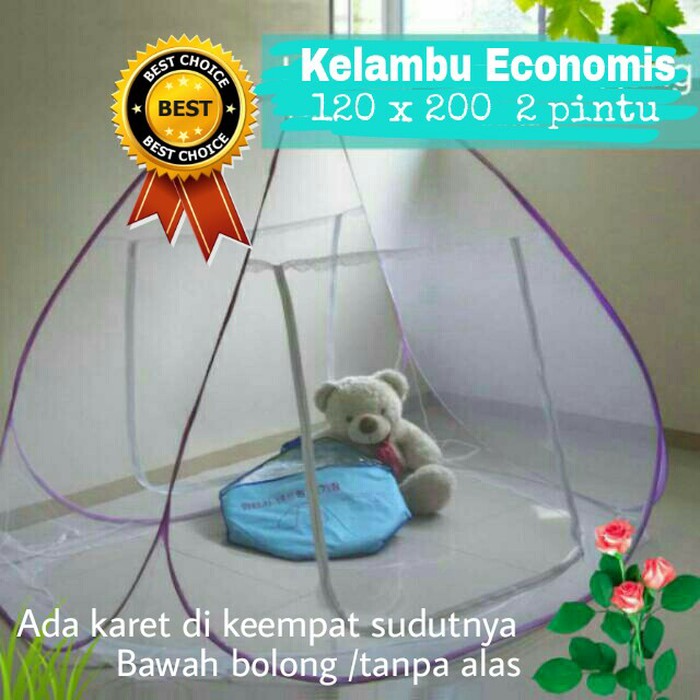 120x200 2 pintu kelambu murah / kelambu tenda / kelambu lipat