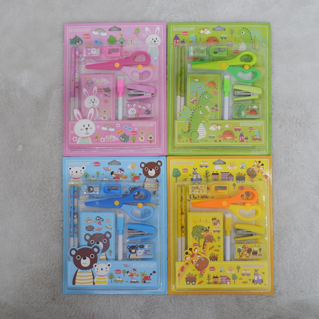 

365 STATIONERY SET #41181 Set Alat Tulis Anak Karakter Fancy Gambar Lucu