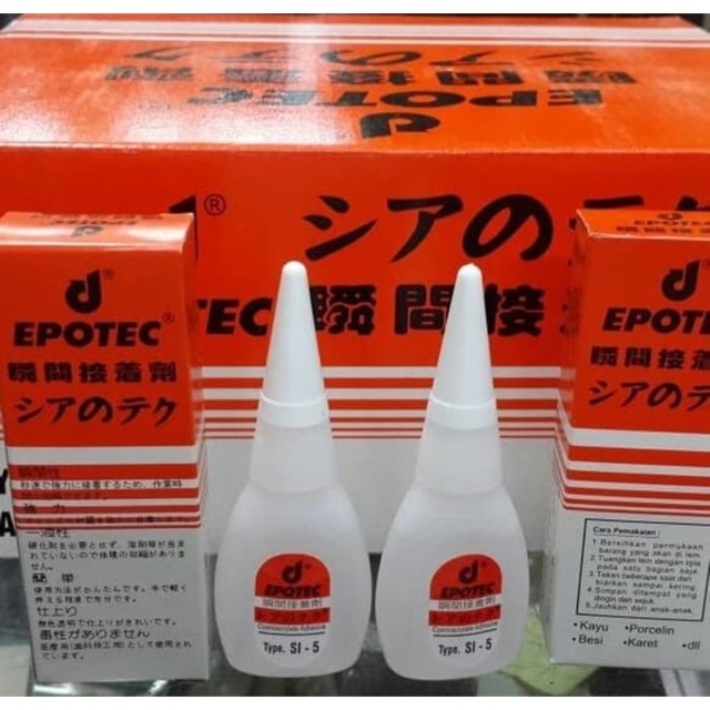 

Lem epotek/lem tetes/lem setan/serba guna isi 50psc