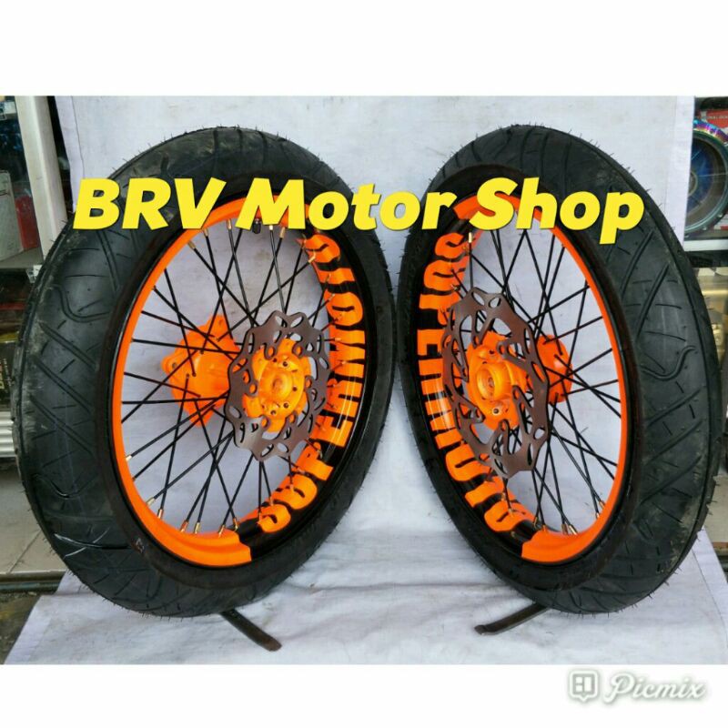Velg KLX 150 - Velg Super Moto Klx Dan D Tracker 150 Ring 17