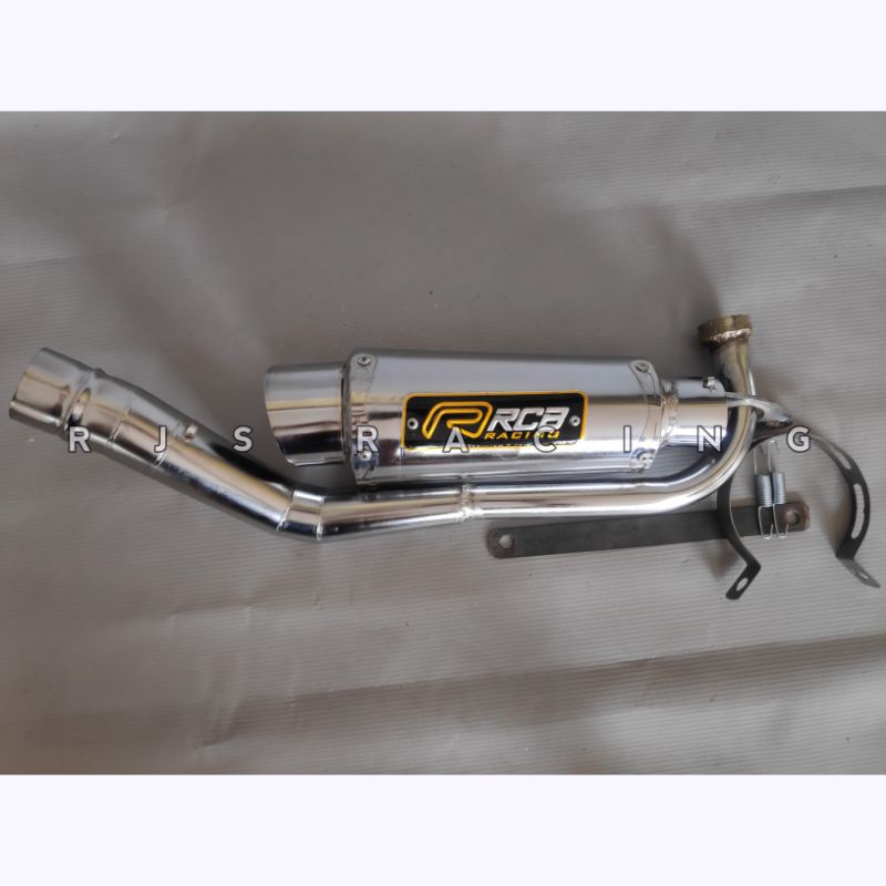 Knalpot Racing RCB Beat Fi New Beat Karbu Old  Mio Sporty Mio Smile Mio M3 /J / Z Mio GT Xeon GT/RC Xeon karbu Scoopy  Soul GT Fino Fi X Ride Spin Nex Sky Wife Sky Drive Vario 110 Karbu Vario 125 Old Vario 125/150 Led Freego Fazzio Genio Nex 2
