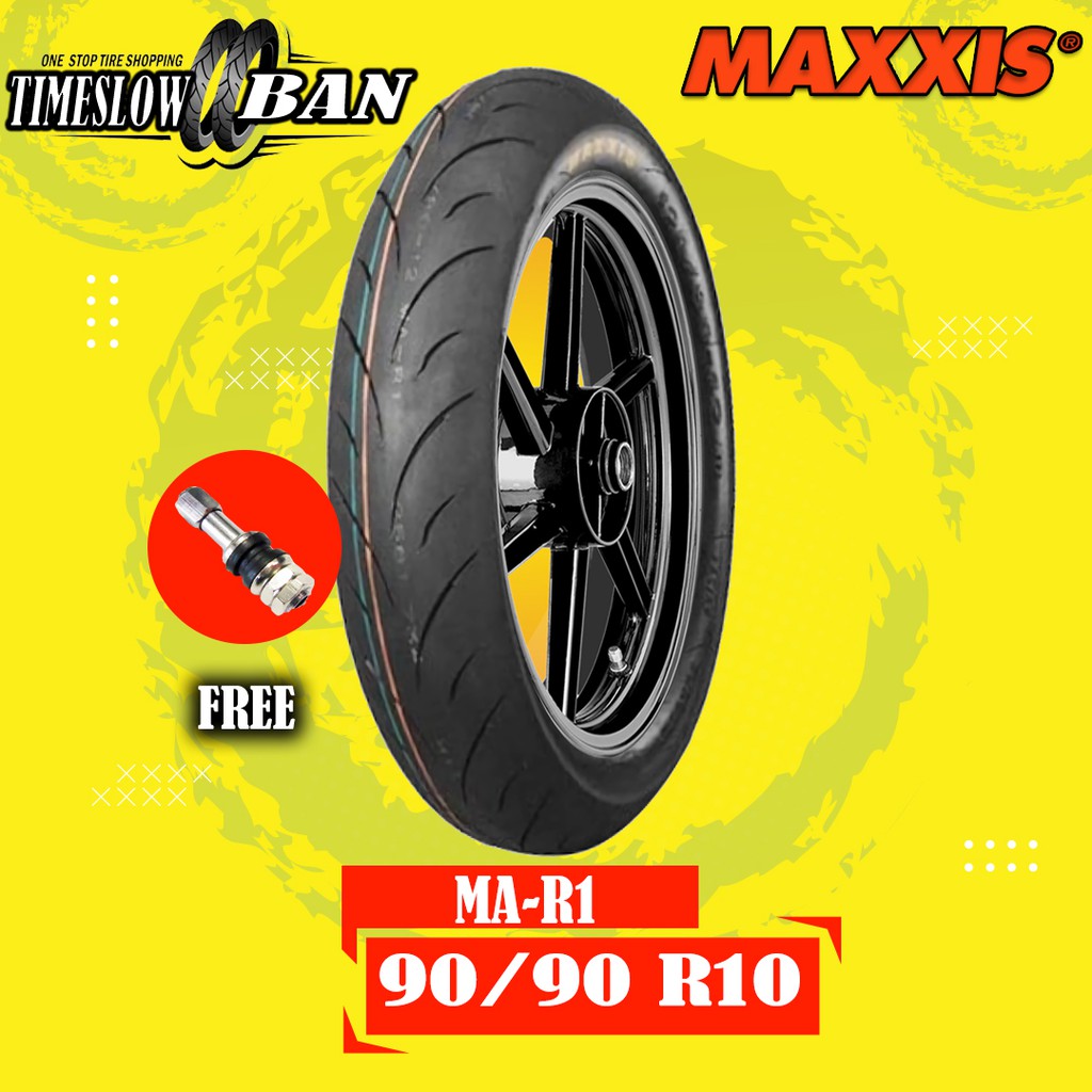 Ban Motor VESPA CLASSIC // MAXXIS MA-R1 90/90 Ring 10 Tubeless