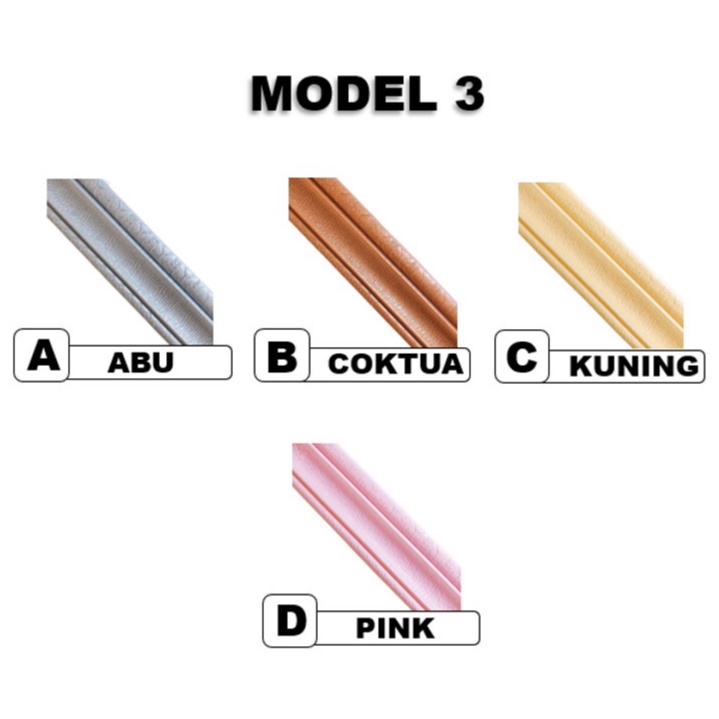 OSM JKT H719 Wall Border List Wallpaper / Wallpaper List Foam 3D / List Dinding 3D-Model 3