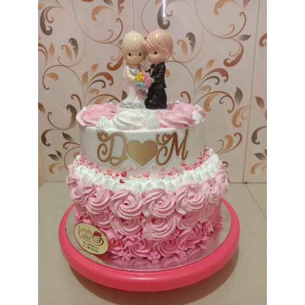

wedding cake 2 tingkat