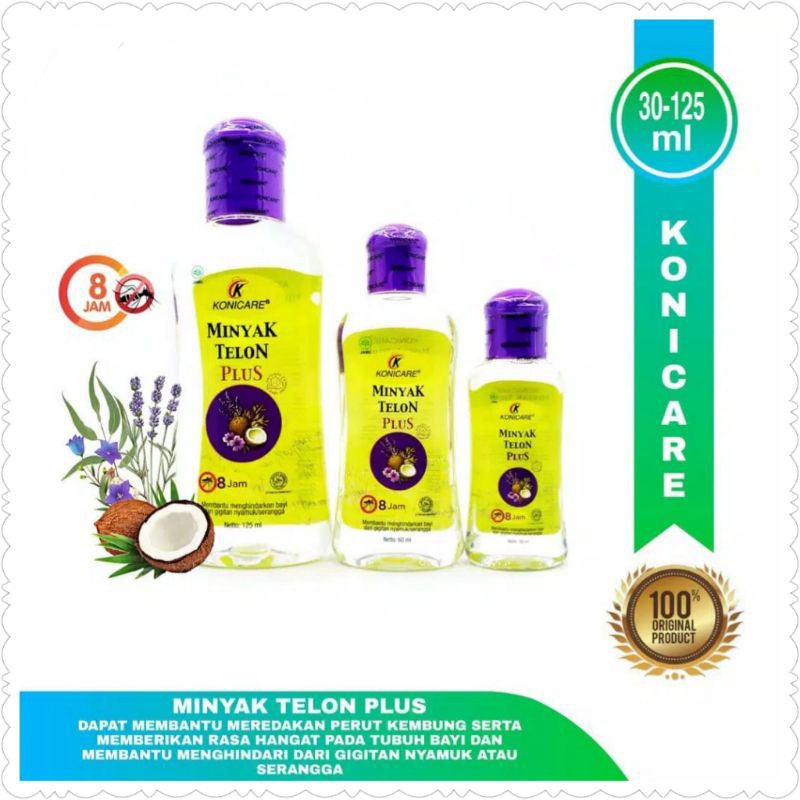 KONICARE MINYAK TELON/MINYAK TELON PLUS/MINYAK KAYU PUTIH/MINYAK KAYU PUTIH PLUS