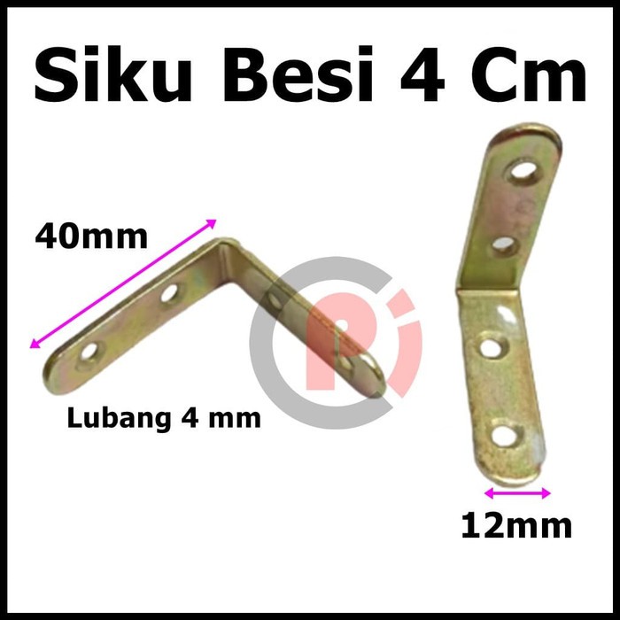 Siku Besi Untuk Rak Atau Furniture Lemari Ukuran 40 x 40 mm 4 cm