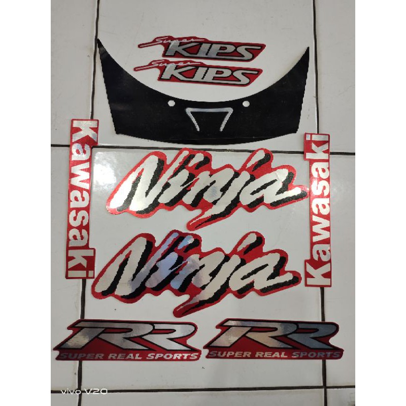striping ninja rr old merah