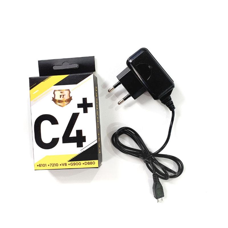 Charger Samsung Micro V8 Original / 7210 Colok Besar - FT C4+