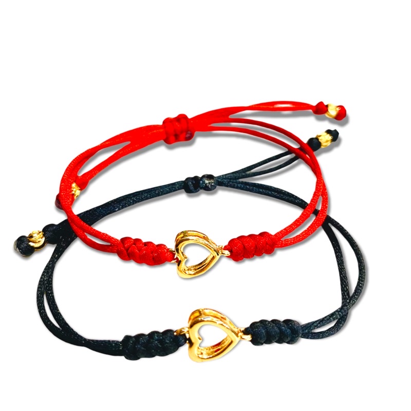 gelang tangan wanita tali model love//gelang tali//gelang//perhiasan