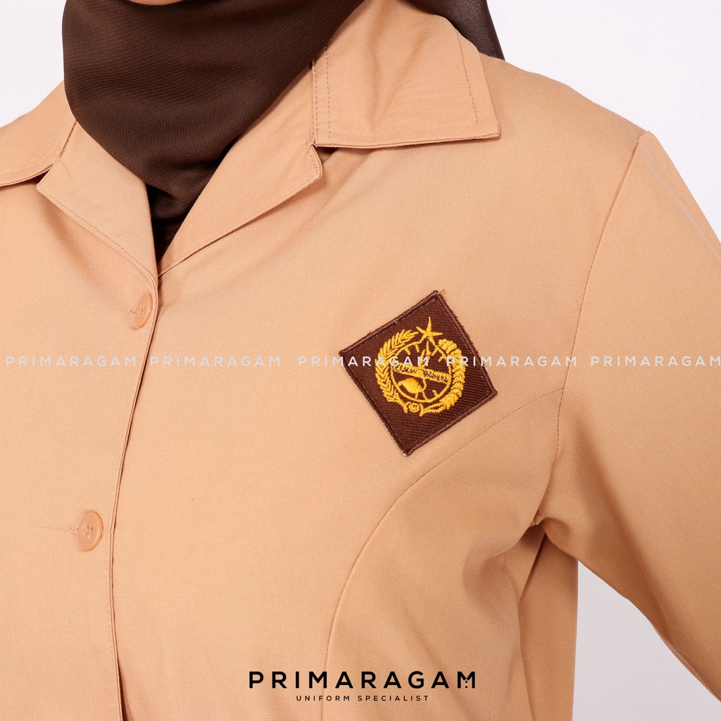 Primaragam Baju Seragam Pramuka Smp Sma Smk Perempuan Panjang Penggalang Penegak Atasan Cewek Wanita