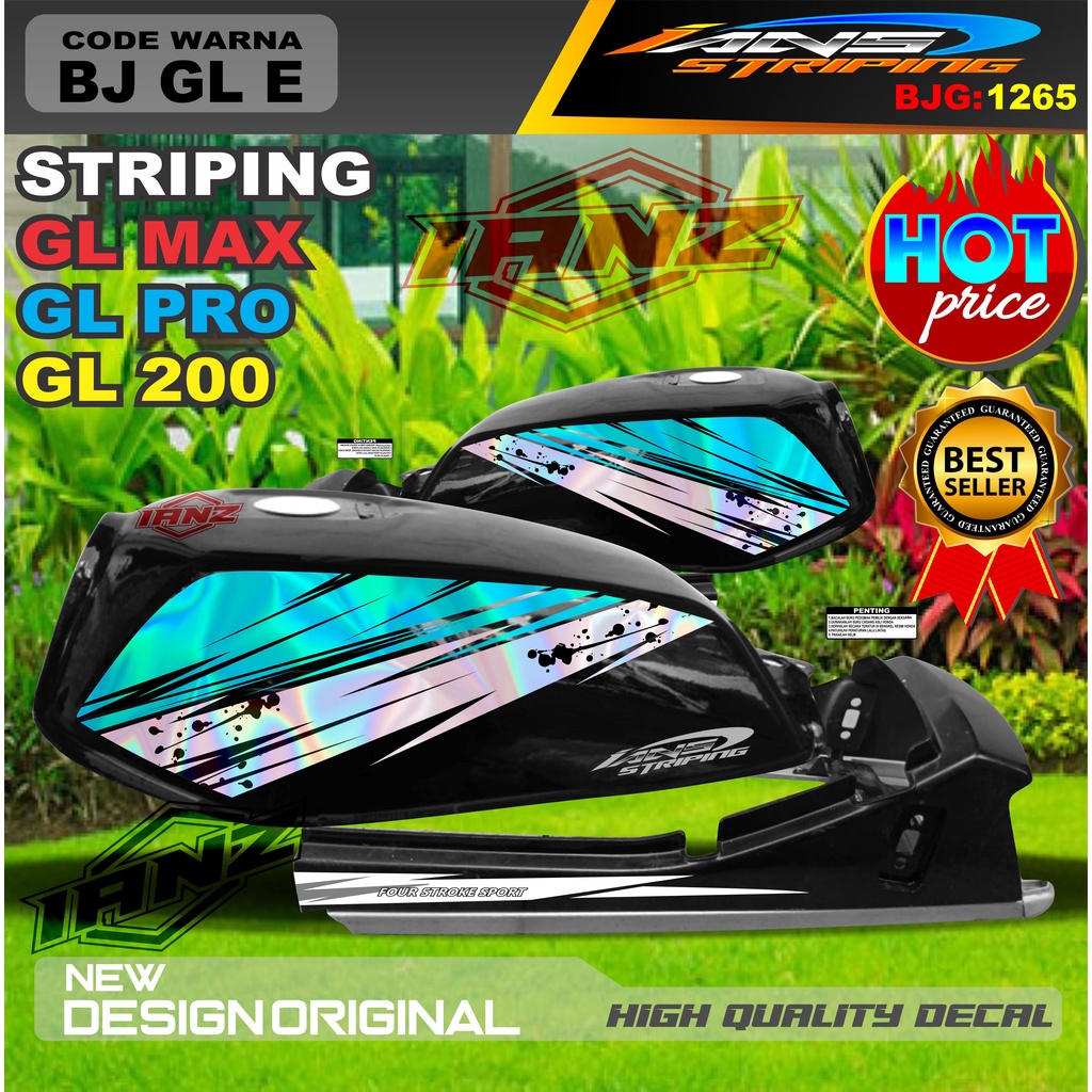 STRIPING COSTUM GL MAX / STIKER HOLOGRAM GL PRO / STRIPING BODY LIST GL