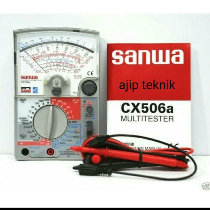 sanwa cx506a analog multimeter / multitester manual ASLI