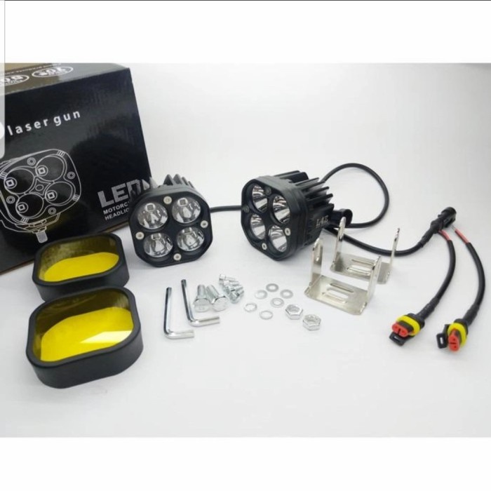 Lampu L4Z Cree 4 Mata Waterproff 60 Watt Super Terang