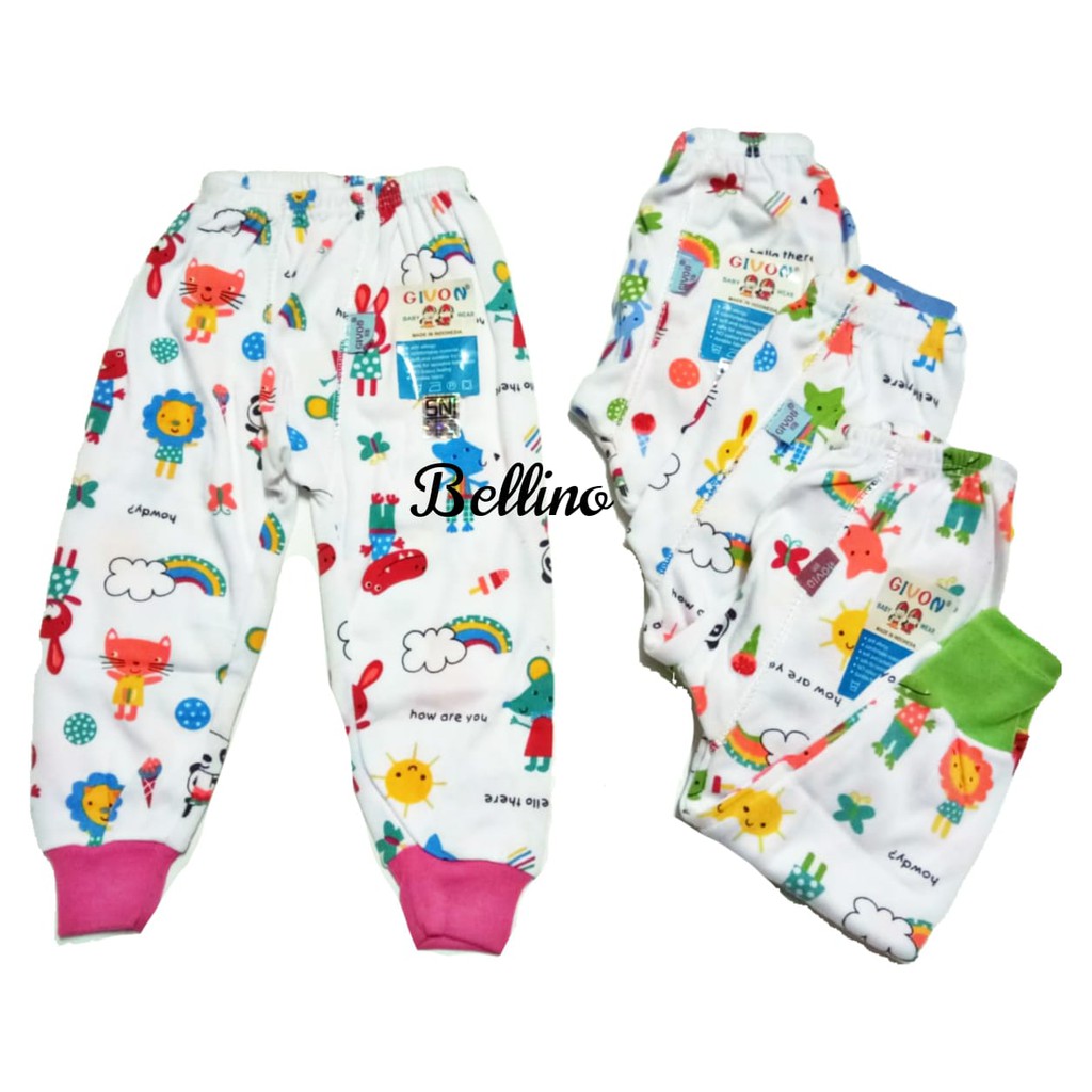 Celana Panjang Bayi Motif Lucu New Born 0-12bulan SNI Premium Celana Bayi Baru Lahir Baby Gift Kado