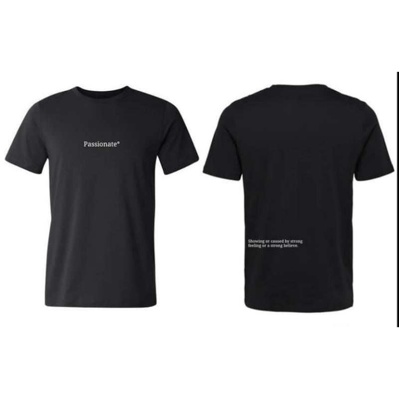 Passionate Tshirt Black