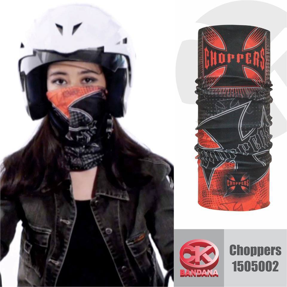 CK Bandana ORIGINAL masker motor motif rider motorcycle CHOOPER
