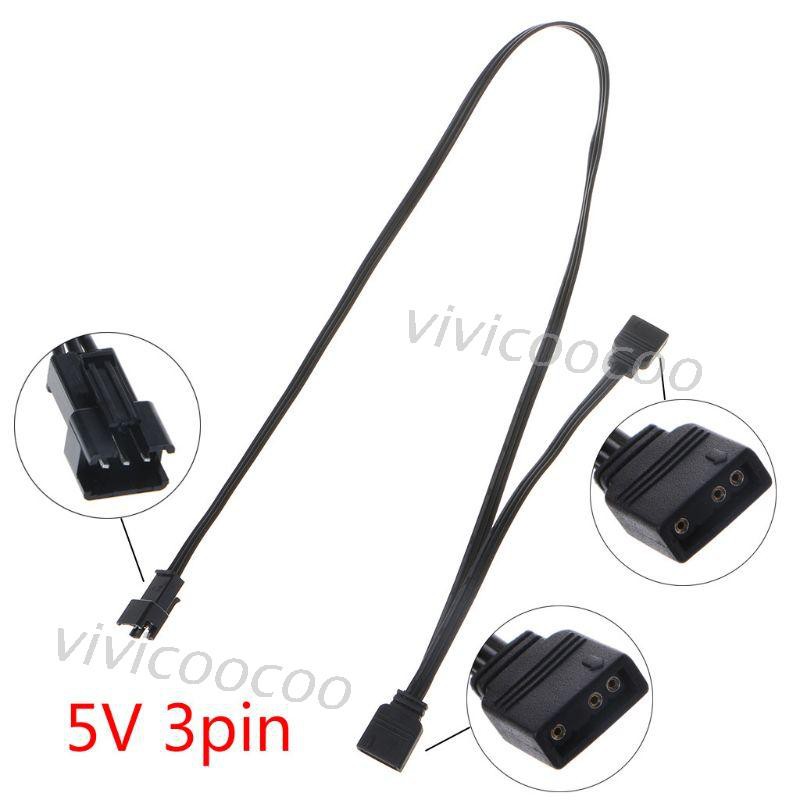 Vivi 1pc Kabel Adapter Extension Argb Control 5v 3pin Untuk Motherboard Aura As-Us / Msi