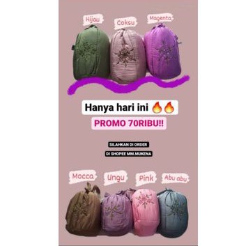 Mukena Parasut Terusan Loufie