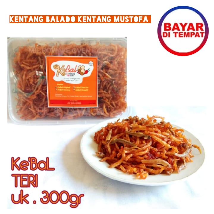 

KENTANG BALADO MUSTOFA PEDAS MANIS MIX TERI MEDAN 300gr Kentang KRIUK Kripik Kentang