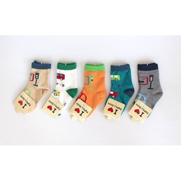Annelynvi Kaos Kaki Anak Laki Laki / Kaos Kaki Anak Traffic Light Socks