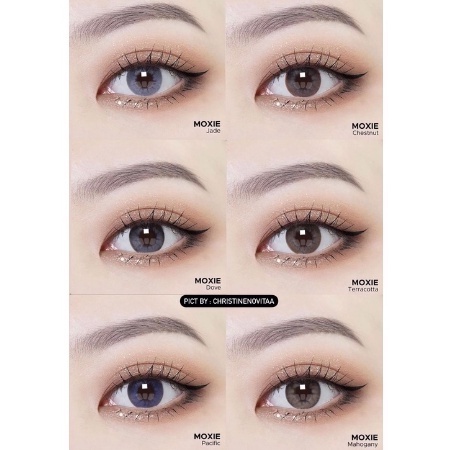 Softlens X2 MOXIE by Exoticon dm 14.5mm - Normal - Free tempat lensa
