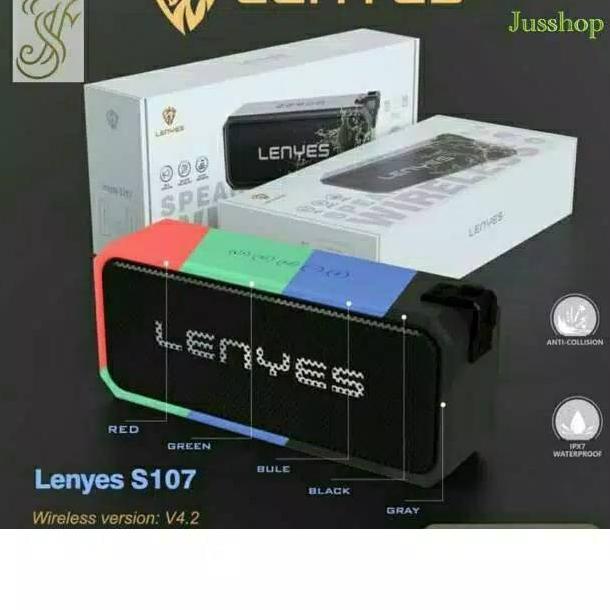 SPEAKER S107 BASS ORIGINAL LENYES QUALITY HIGH BLUETOOTH AKTIF LENYES DG63213ES